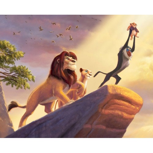 Disney Dreams The LION KING quilt top panel