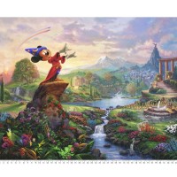 Disney Dreams Thomas Kinkade Fantasia Quilt top panel