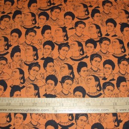 Robert Kaufman The many faces of Frida Kahlo on orange
