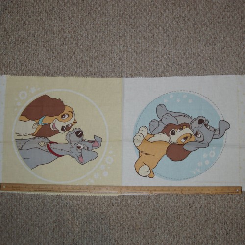 Disney Lady and the Tramp Craft panel