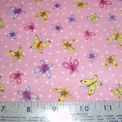 American Greetings small  Butterflies on pink