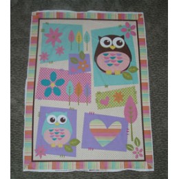 Cotton Quilt panel What A Hoot Owl by DT