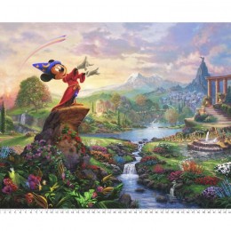 Disney Dreams Thomas Kinkade Fantasia Quilt top panel