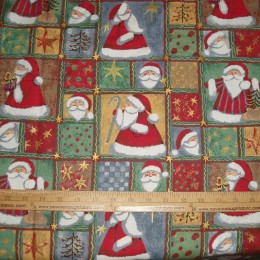 Clearance Old World Santa in squares