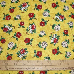 Ed Hardy Love is True Roses on Yellow