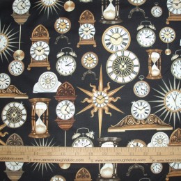 Cotton Telling Time clocks by  Dan Morris