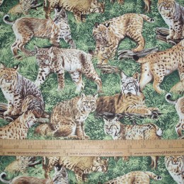 Fabri-quilt Wildlife Bobcats