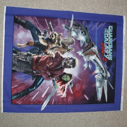 Cotton Quilt Top Panel Guardians of the Galaxy 2